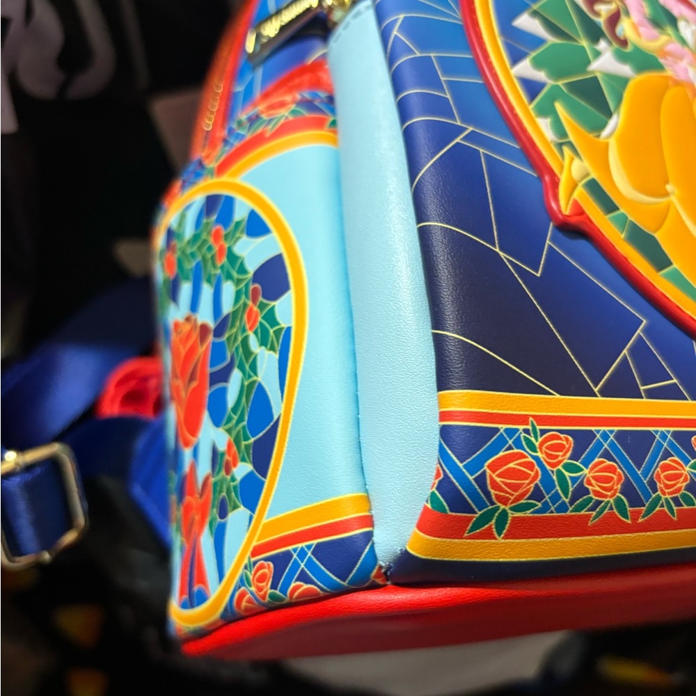 Disney Loungefly Beauty And The Beast Backpack - image 3